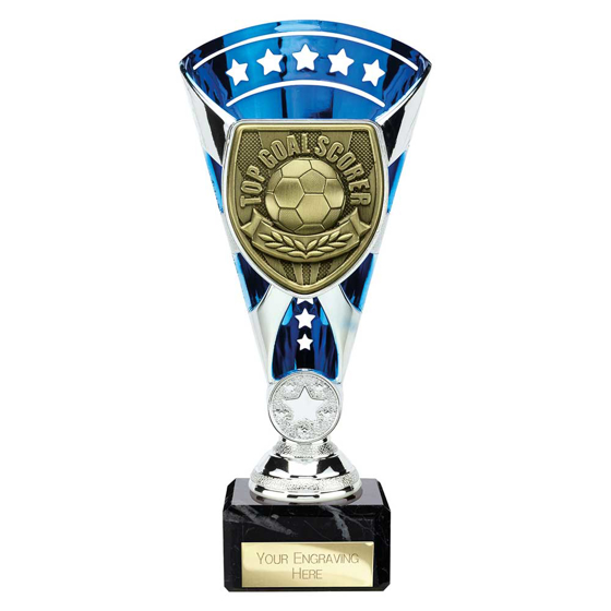 Picture of Cobra Star Cup Top Scorer Silver & Blue 210mm