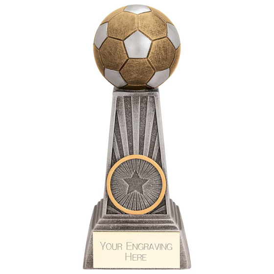 Picture of Energy Football Award Antique Silver & Gold 130mm