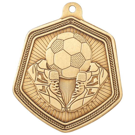 Picture of Falcon Football Medal Gold 65mm