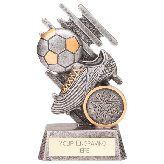 Picture of Focus Football Boot & Ball Award Silver 110mm