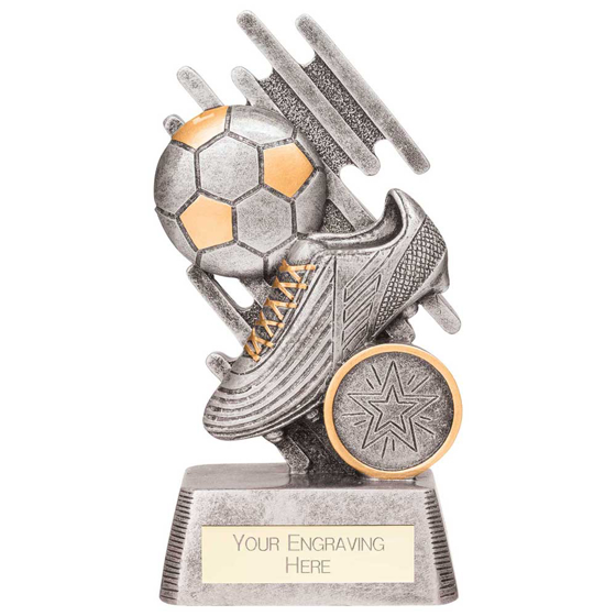 Picture of Focus Football Boot & Ball Award Silver 130mm