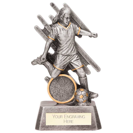 Picture of Focus Football Female Award Silver 130mm