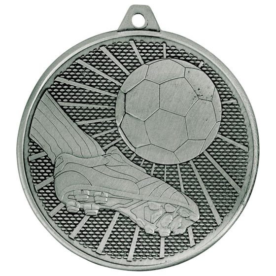 Picture of Formation Football Iron Medal Antique Silver 50mm