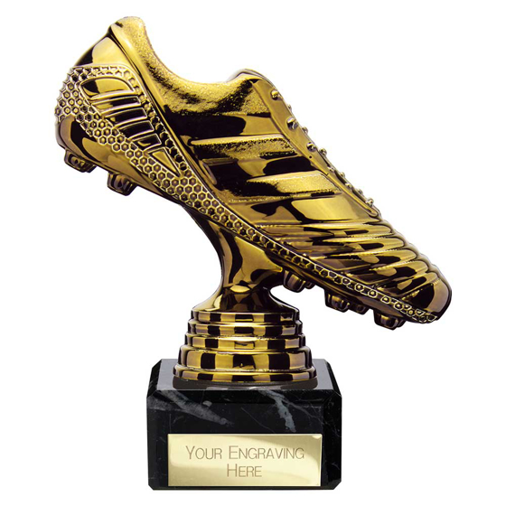 Picture of Fusion Viper Legend Football Boot Black & Gold 145mm