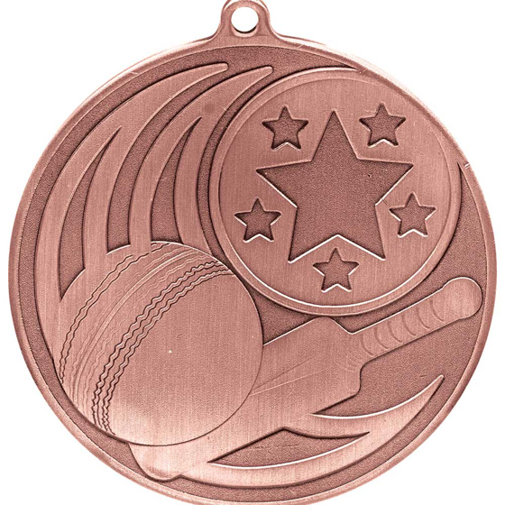 Picture of Iconic Cricket Medal Bronze 55mm