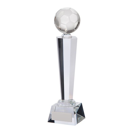 Picture of Interceptor Football Crystal Award 255mm