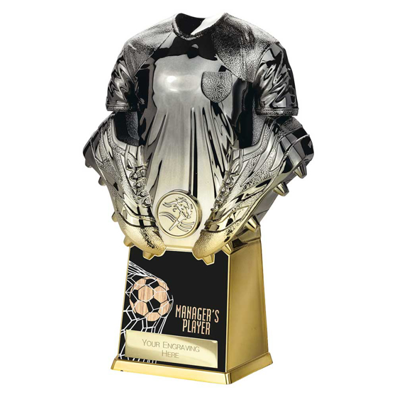 Picture of Invincible Shirt Managers Player Award Gunmetal to Gold 220mm