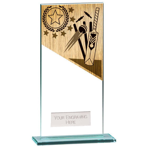 Picture of Mustang Cricket Jade Glass Award 180mm