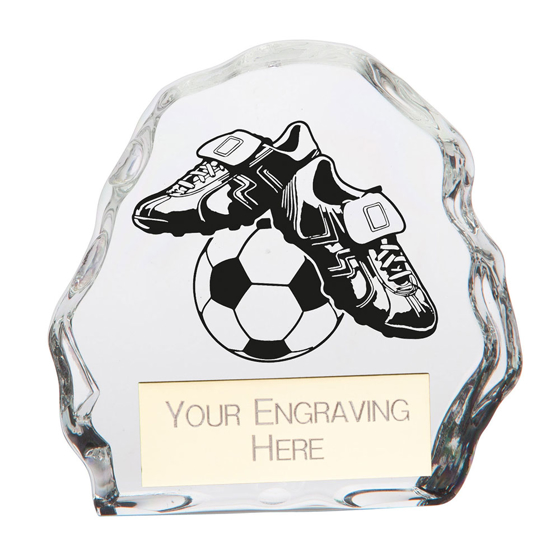 Picture of Mystique Football Glass Award 90mm