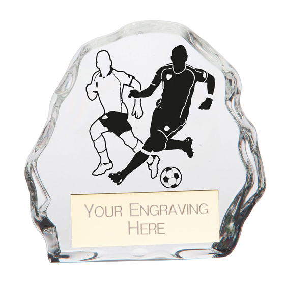 Picture of Mystique Football Male Glass Award 90mm