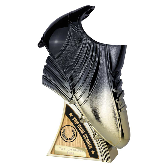 Picture of Power Boot Heavyweight Top Goal Scorer Carbon Black to Gold 250mm