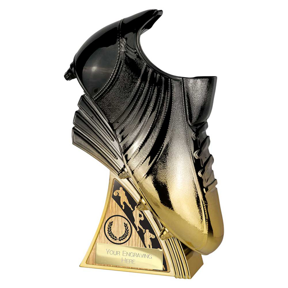 Picture of Power Boot Rugby Award Carbon Black & Gold 200mm