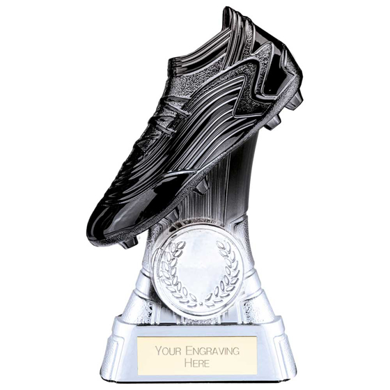 Picture of Rapid Strike Football Plaque Carbon Black & Ice Platinum 120mm