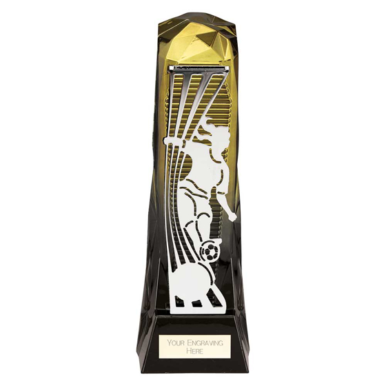 Picture of Shard Football Female Award Gold & Carbon Black 230mm