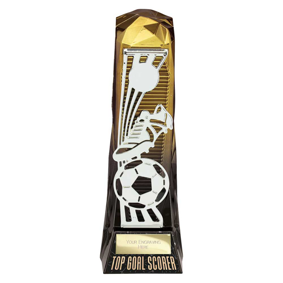 Picture of Shard Football Top Goal Scorer Award Gold to Black 230mm