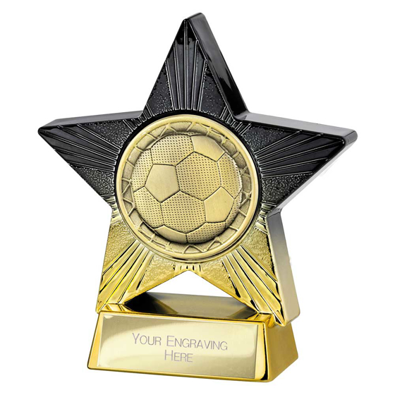 Picture of Superstar Football Award Black & Gold 110mm