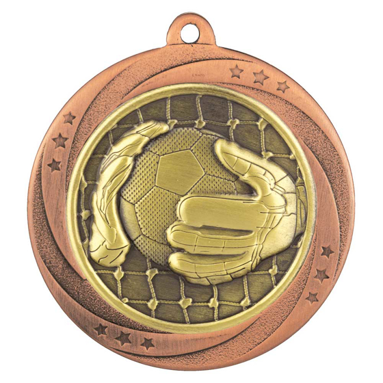 Picture of Superstar Goalkeeper Medal Bronze 60mm