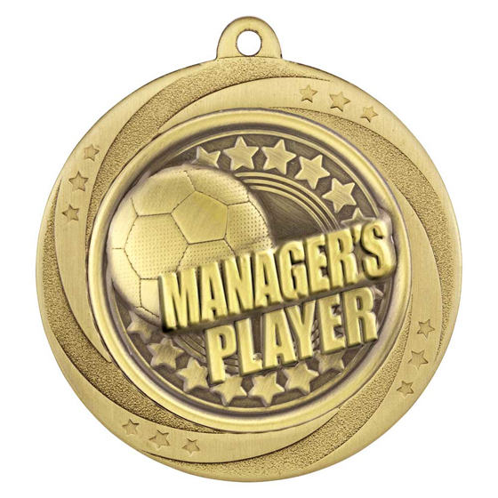 Picture of Superstar Managers Player Medal Gold 60mm