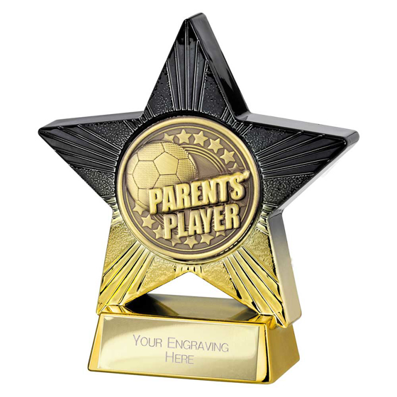 Picture of Superstar Parents Player Award Black & Gold 110mm