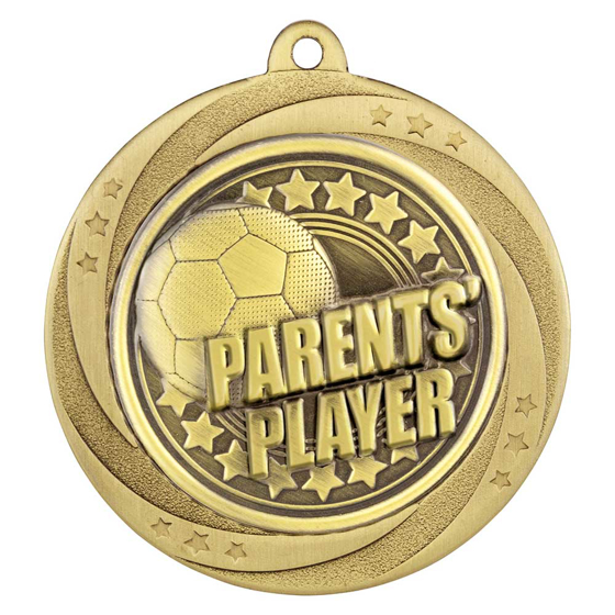 Picture of Superstar Parents Player Medal Gold 60mm