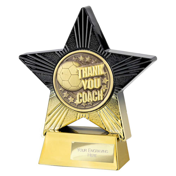 Picture of Superstar Thank you Coach Award Black & Gold 140mm