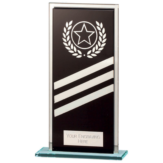 Picture of Talisman Multisport Mirror Glass Award Black & Silver 180mm