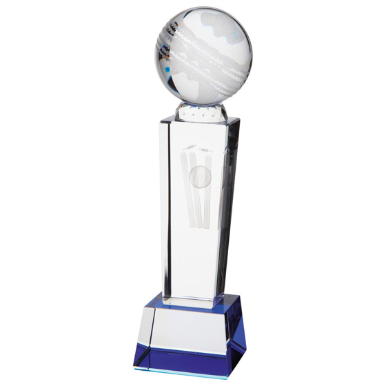 Picture of Tribute Cricket Crystal Award 220mm