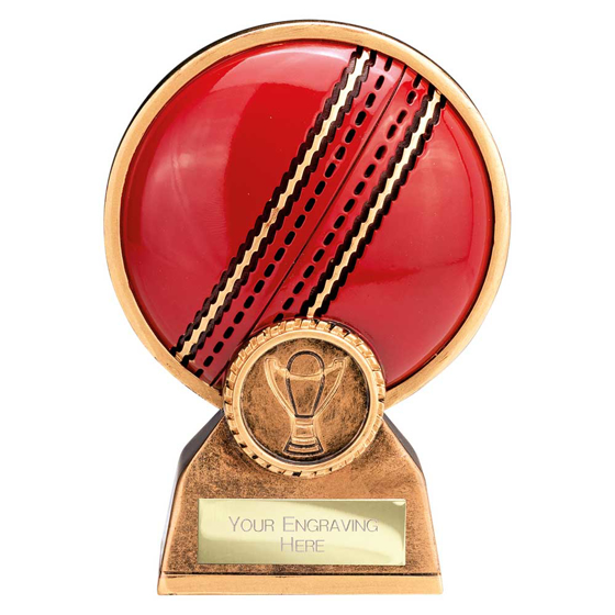 Picture of Zenith Cricket Ball Resin Award Antique Gold 120mm