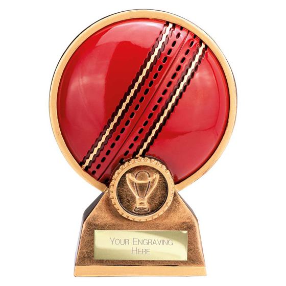 Picture of Zenith Cricket Ball Resin Award Antique Gold 140mm